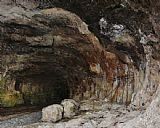 Famous Anne Paintings - The Grotto of Sarrazine near Nans-sous-Sainte-Anne